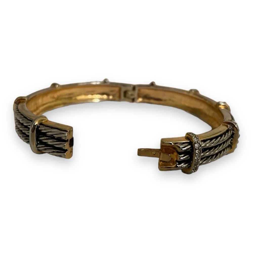 ★ Classic Cable Cuff Stacking Bangles ★ - Picture 9 of 10